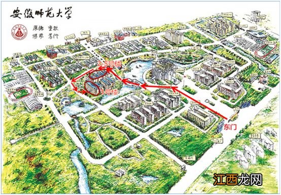 2023年3月11日安徽师范大学花津校区教资笔试考场平面图