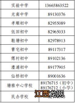 2023年金华金东区初中学校新生入学咨询电话