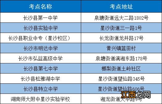 长沙县高考时间 2023年长沙县高考考点安排