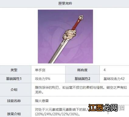 原神刻晴用什么武器好些 原神刻晴用什么武器