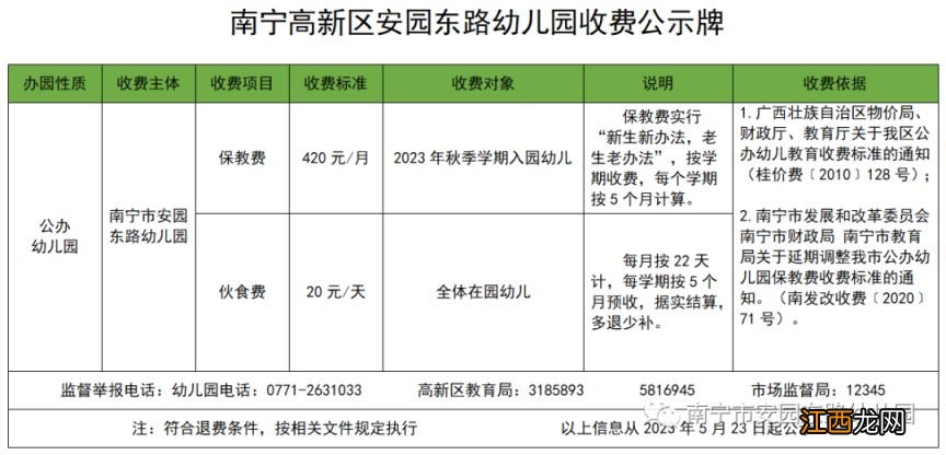 2023年南宁安园东路幼儿园招生简章公布 2023年南宁安园东路幼儿园招生简章