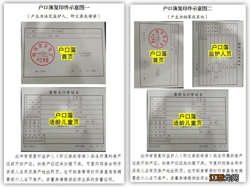 2023青白江幼升小线下审核对象+时间+资料+点位