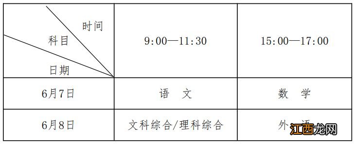 河南省2023年高考时间公布 河南省2023年高考时间公布表