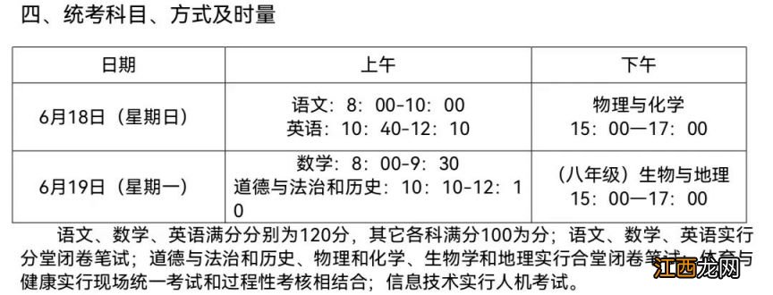 2023湖南各市州中考考试时间汇总 湖南省各市中考时间