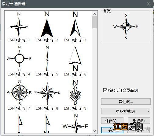 cad布局中怎么显示指北针