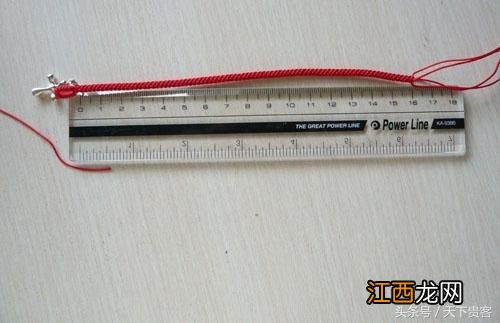 红绳手链步步高升结编法图解玉米结 红绳平结手链编法开头