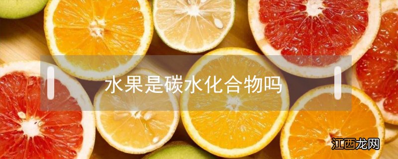 水果是碳水化合物吗