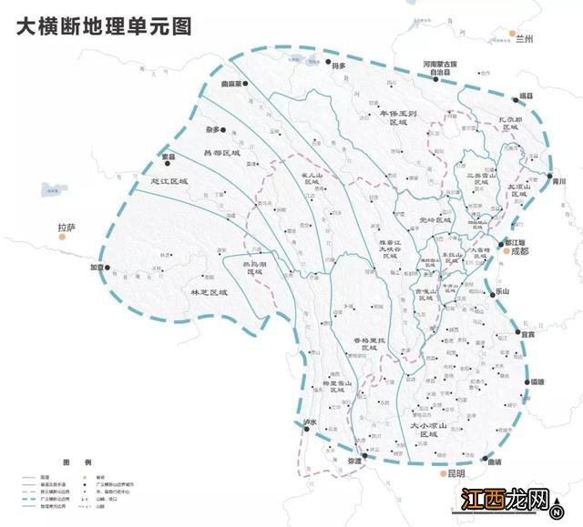 一部大横断地理史诗 横断山脉旅游攻略图