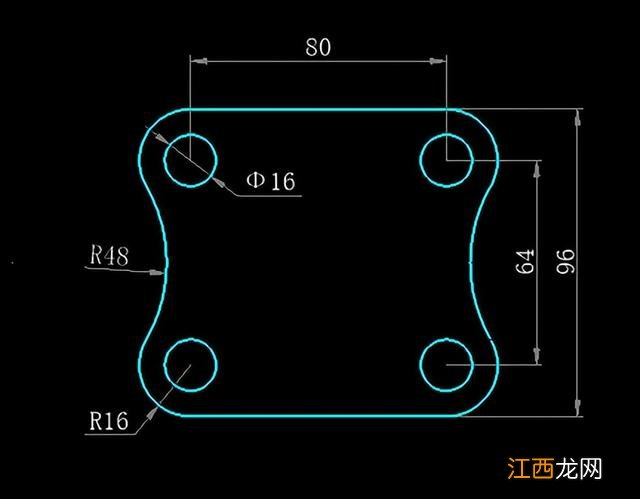 圆与镜像命令结合绘制图形 圆绘制的漂亮图形