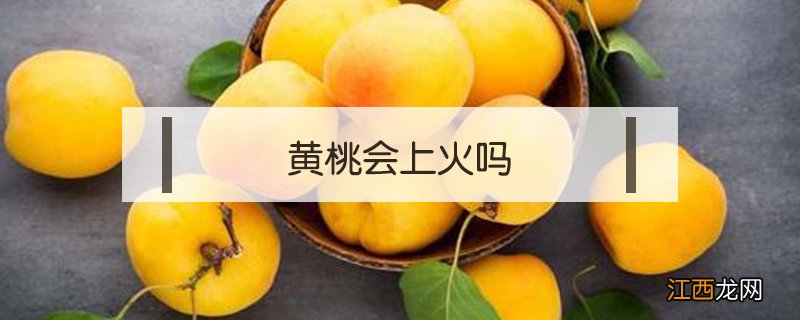 黄桃会上火吗