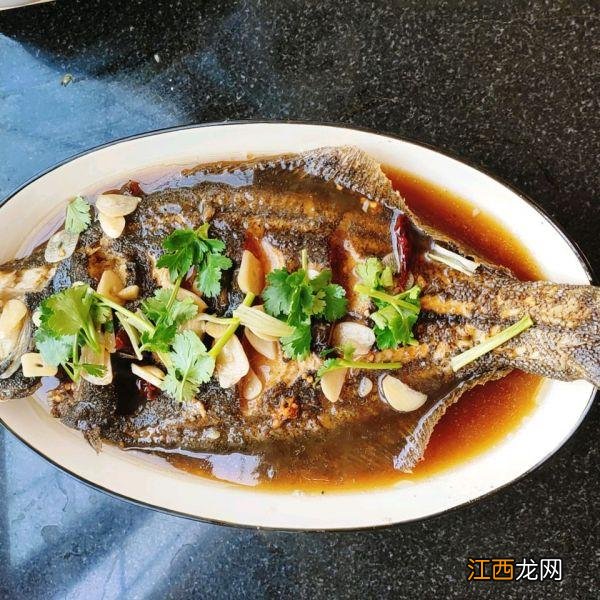 浇汁魚中午刚做完 墨鱼汁净食