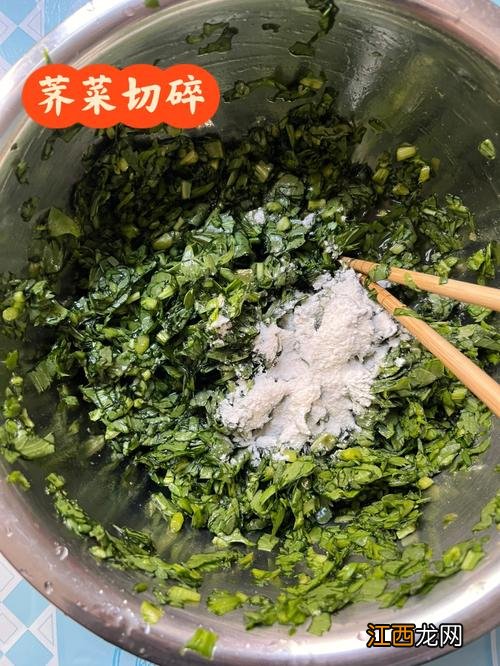 皮薄馅大荠菜团子的做法 皮薄馅大荠菜团子