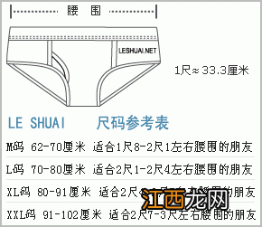 内裤s码适合多大腰