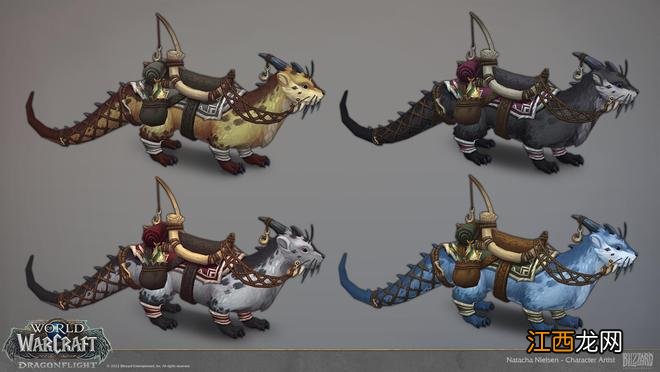 《魔兽世界》10.0艺术赏析:来自Natacha Nielsen的水獭和鸭子