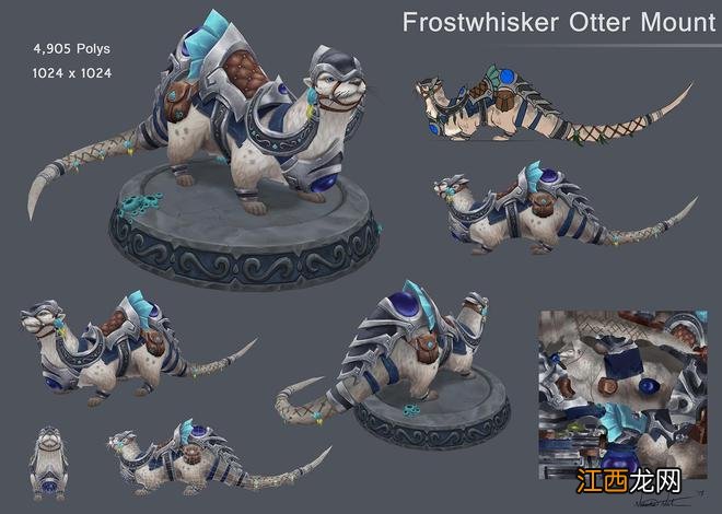 《魔兽世界》10.0艺术赏析:来自Natacha Nielsen的水獭和鸭子