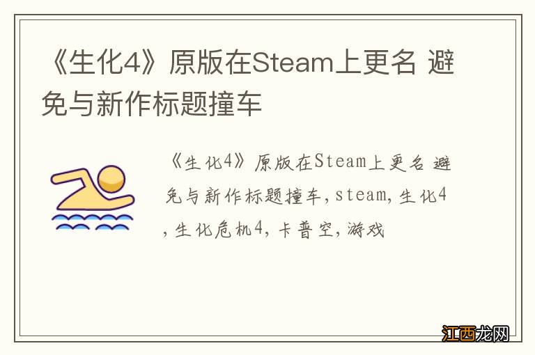 《生化4》原版在Steam上更名 避免与新作标题撞车