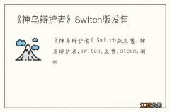 《神鸟辩护者》Switch版发售