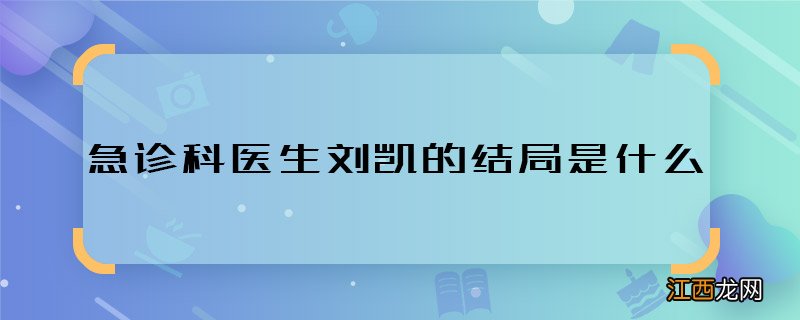 急诊科医生刘凯的结局是什么 急诊科医生刘凯最后怎样了