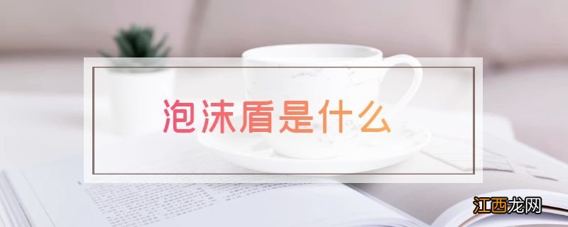 泡沫盾是什么