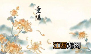 关于重阳的诗词 重阳节的古诗