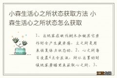 小森生活心之所状态获取方法 小森生活心之所状态怎么获取