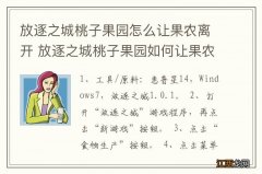 放逐之城桃子果园怎么让果农离开 放逐之城桃子果园如何让果农离开