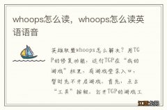 whoops怎么读，whoops怎么读英语语音