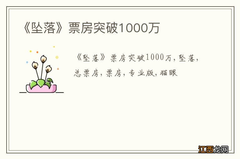 《坠落》票房突破1000万