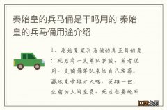 秦始皇的兵马俑是干吗用的 秦始皇的兵马俑用途介绍