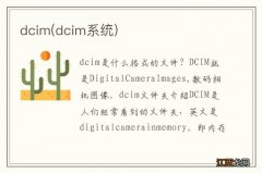 dcim系统 dcim