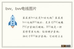 bvv，bvv电线图片