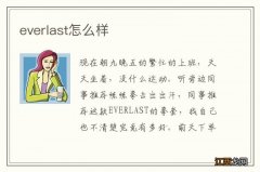 everlast怎么样