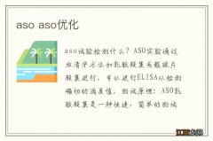 aso aso优化