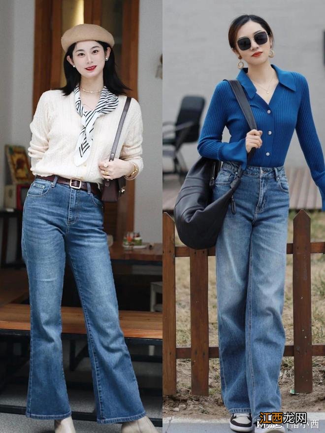 优雅女人秋天就该穿针织衫，时尚博主手把手教你搭配，显瘦有气质