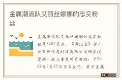 金属潮流队艾丽丝娜娜的忠实粉丝