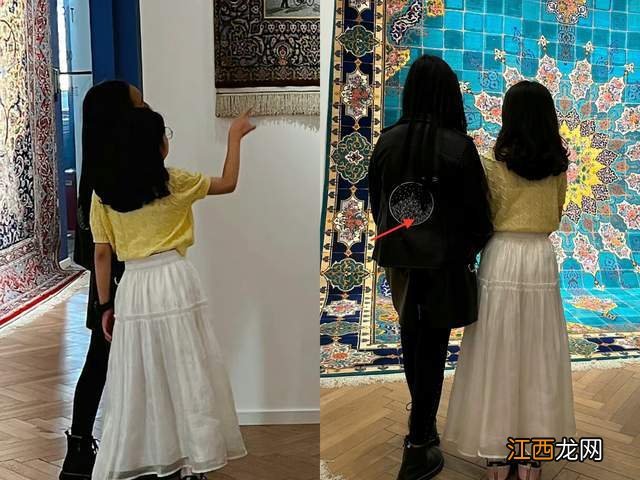 雷佳音老婆晒美照，穿黑丝秀大长腿似超模，10岁女儿身高近一米七