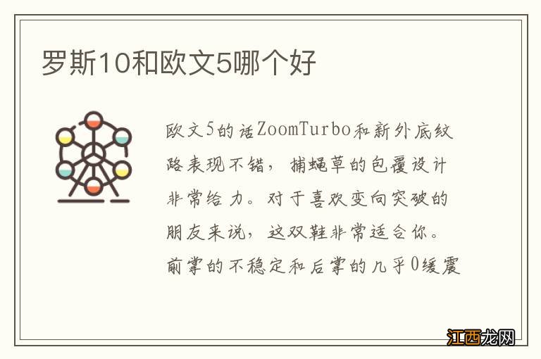 罗斯10和欧文5哪个好