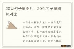 20克勺子量图片，20克勺子量图片对比