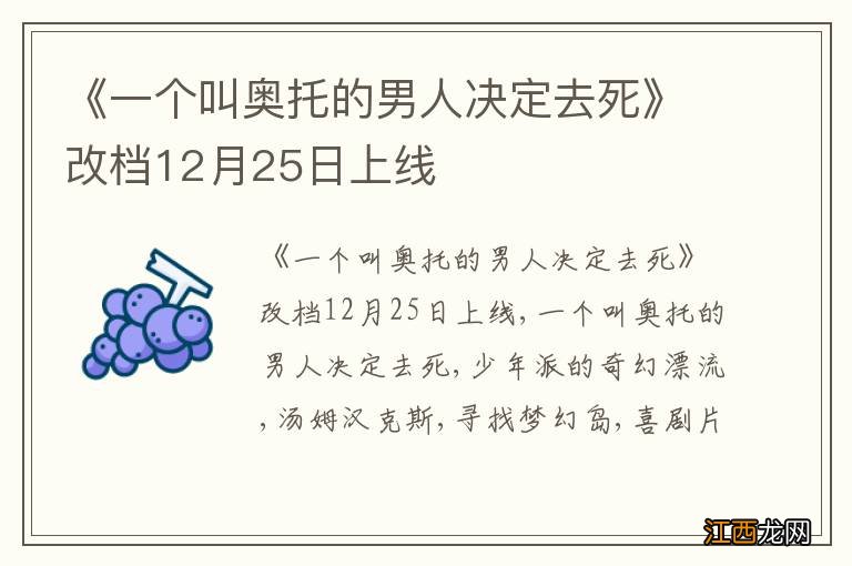 《一个叫奥托的男人决定去死》改档12月25日上线