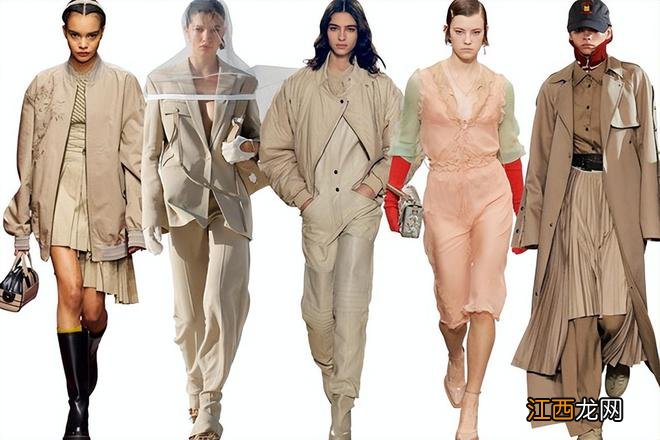 秋冬8大流行色中，绿色深沉红色更洋气，还是黑色与米色最经典