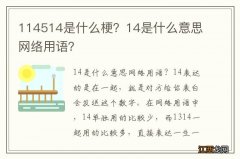 114514是什么梗？14是什么意思网络用语？