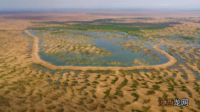 库布齐沙漠“发大水”，出现了大面积的“冰河”，是从哪里来的？