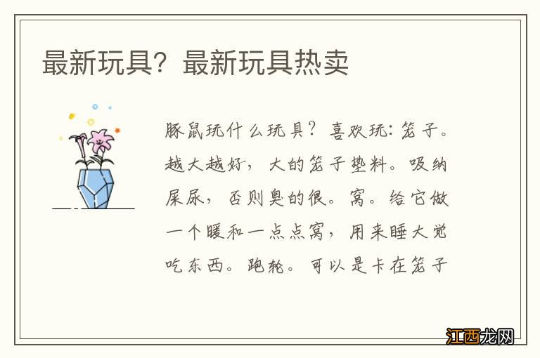 最新玩具?最新玩具热卖