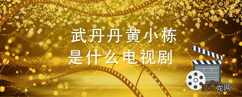 武丹丹黄小栋是什么电视剧 小栋和丹丹是哪个电视剧的