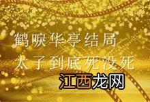 鹤唳华亭结局太子到底死没死 鹤唳华亭太子最后结局