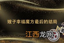 嫂子幸福魔方最后的结局 幸福魔方嫂子结局是什么