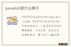 paradis3是什么牌子