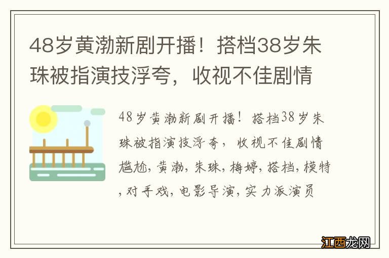 48岁黄渤新剧开播！搭档38岁朱珠被指演技浮夸，收视不佳剧情尴尬