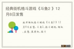 经典街机格斗游戏《斗鱼2 》12月8日发售