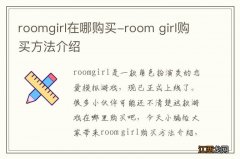 roomgirl在哪购买-room girl购买方法介绍